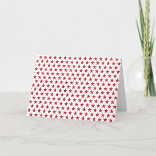 Red glitters stars  card