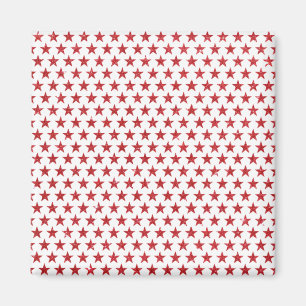 Red glitters stars magnet