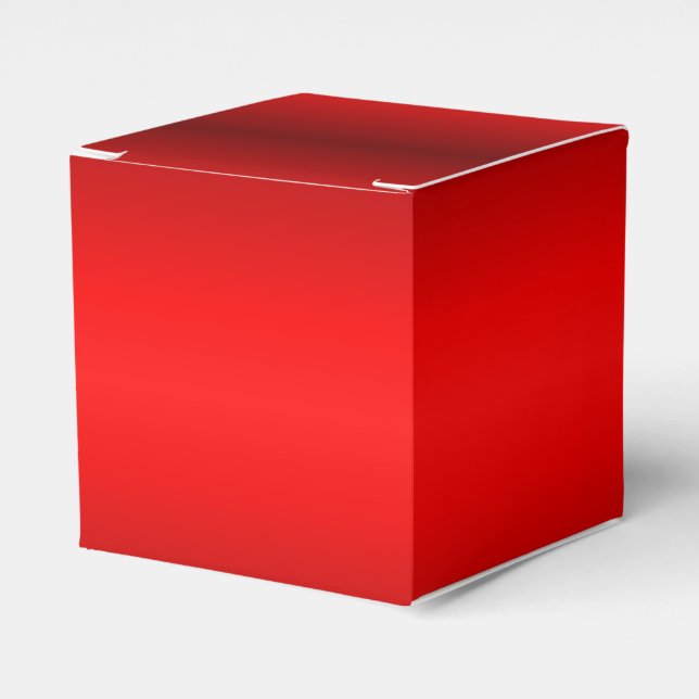 Red Glow Favour Box (Front Side)