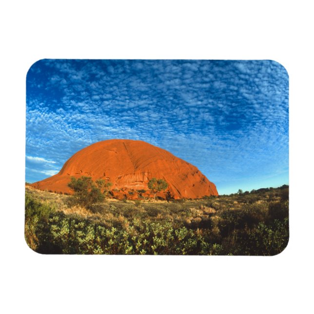 Red Glow of the Famous Ayers Rock in the Outback Magnet (Horizontal)