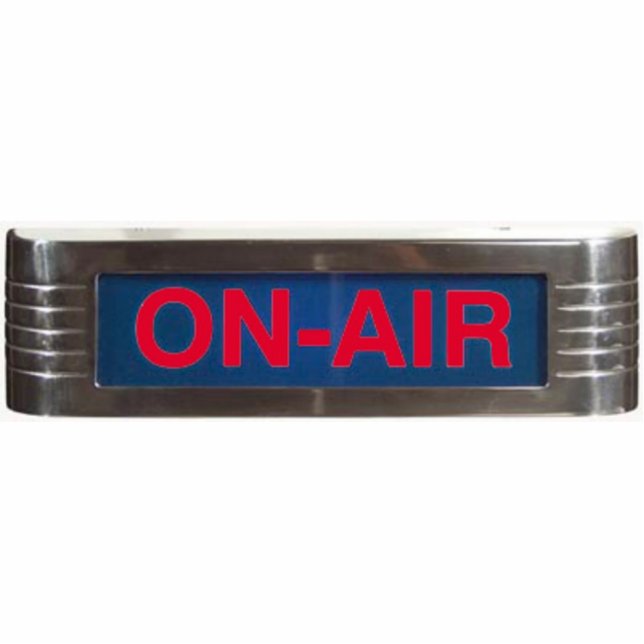 Red Glow On Air Sign Standing Photo Sculpture (Front)