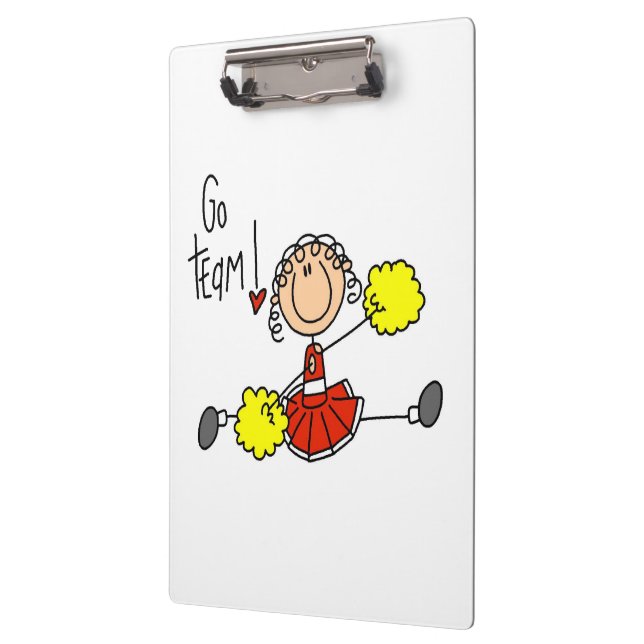 Red Go Team Cheerleader Clipboard (Left)