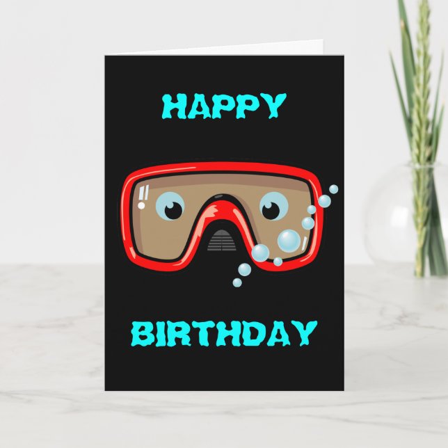 Red Goggles Card (Front)