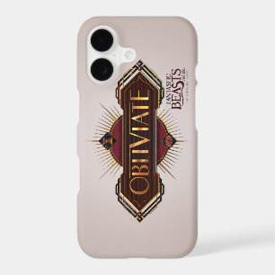 Red & Gold Art Deco Obliviate Spell Graphic