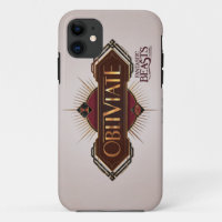 Red & Gold Art Deco Obliviate Spell Graphic