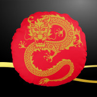 Red, Gold & Black, Chinese Dragon Zodiac |