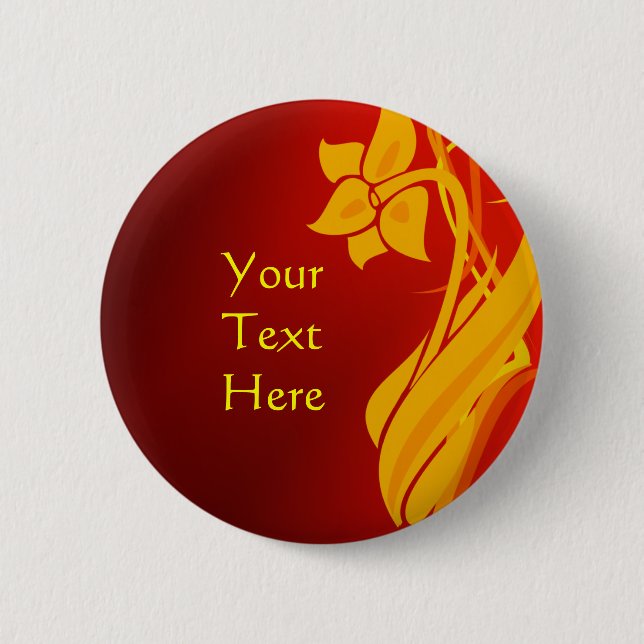 Red & Gold Button (Front)