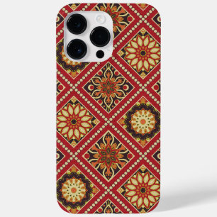 RED GOLD CREAM MANDALA PATTERN Case-Mate iPhone 14 PRO MAX CASE