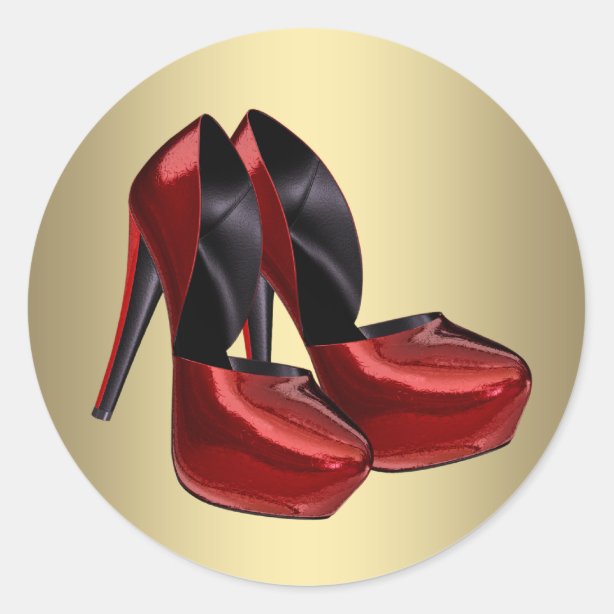 Red High Heel Stickers & Labels | Zazzle UK