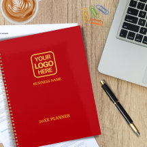 Red Gold Modern Professional Business Logo