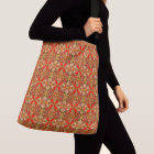 Red Gold Multi Colour Mosaic Pattern