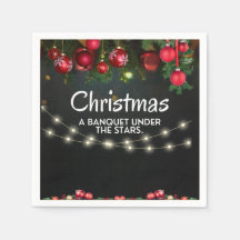  RED Gold Ornaments Merry Christmas 