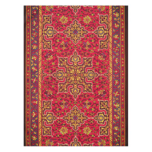 Red & Gold Persian Rug Tablecloth