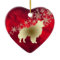 Red Gold Snowflake Border Collie