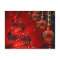 Red Gold Sparkle Christmas Ball Corporate Greeting