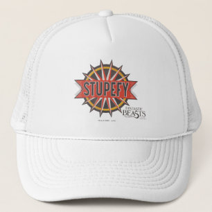 Red & Gold Stupefy Spell Graphic Trucker Hat