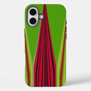 RED GOLDEN GREEN iPhone 16 PLUS CASE