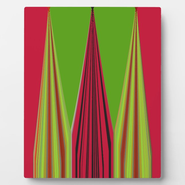 RED GOLDEN GREEN PLAQUE (Front)