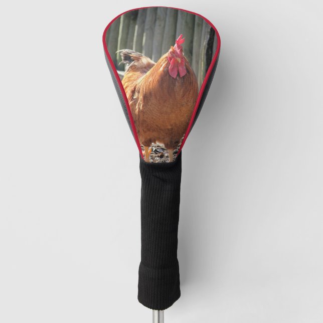 Red Golf Head Cover (Front)