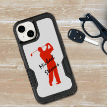 Red Golf Swing Personalised