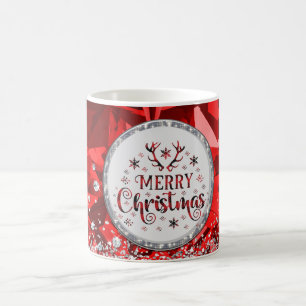  Red Gorgeous Emerald  Merry Christmas Coffee Mug