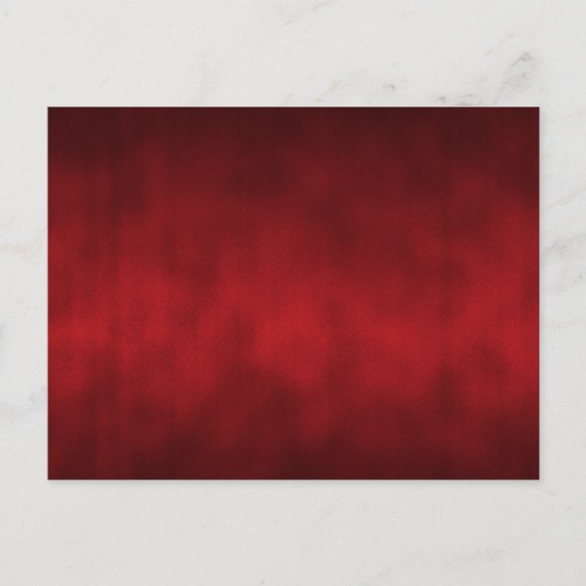 Red Gothic Ombre Background Art Postcard (Front)