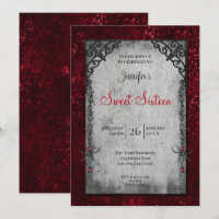 Red Gothic Sweet 16