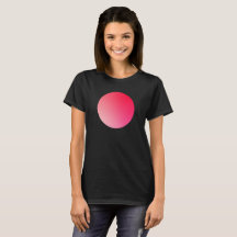 Red Gradient Circle Vignette Abstract Design
