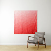Red gradient geometric mesh pattern
