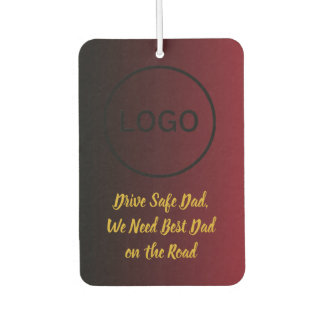 Red Gradient Lion City Car Air Freshener