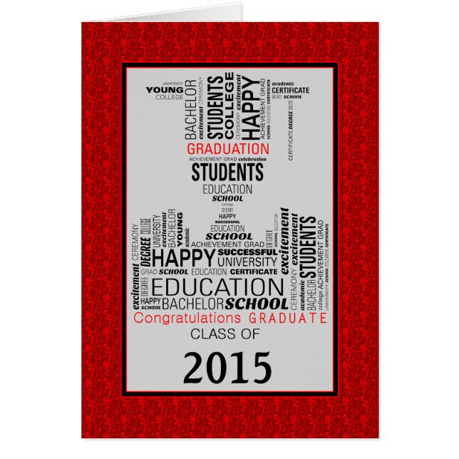 Red Graduate Collage (Front)