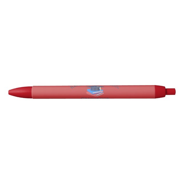 Red Graduation Custom pen (Front)