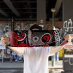 Red Graffiti Style Skateboard | Red Skateboard<br><div class="desc">Red Graffiti Style Skateboard | Graffiti Skateboard Deck - This custom Graffiti Skateboard makes an excellent gift for anyone who loves skateboarding.</div>