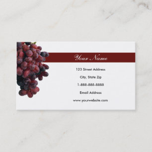 Red Grapes Business Cards