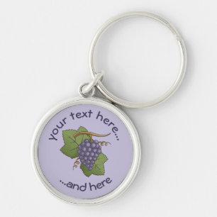 Red Grapes Key Ring