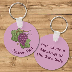 Red Grapes Keychain