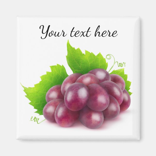 Red grapes magnet (Front)