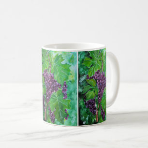 Red Grapes on an August Vine by Alfred Fox Coffee Mug