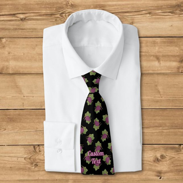 Red Grapes Pattern Tie (Creator Uploaded)