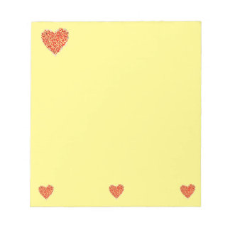 Red Graphic Note Paper