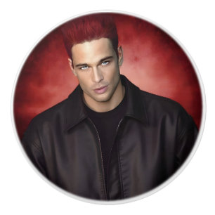 Red Gravity ceramic knob