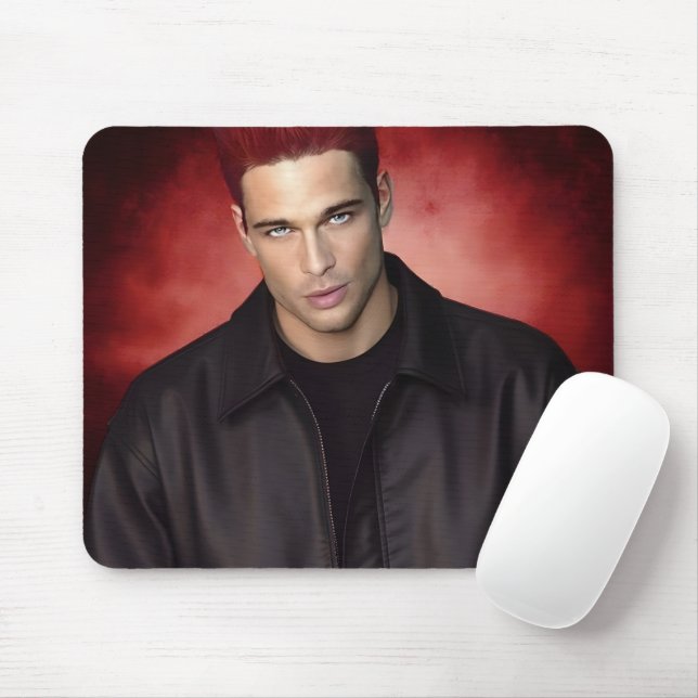 Red Gravity mouse mat (With Mouse)