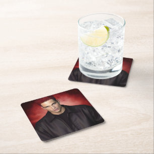 Red Gravity paper coaster