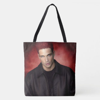 Red Gravity tote bag