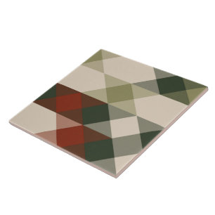 red green and beige geometric tile