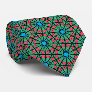 Red Green and Blue Neck Tie