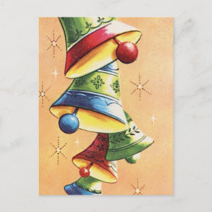 Red Green and Blue Ringing Bells Postcard