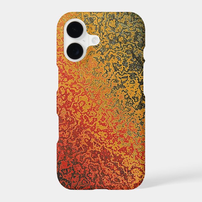 Red Green And Gold Pattern (Back)