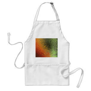 Red Green And Gold Pattern Standard Apron