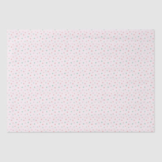 Red, Green and Pink Polka Dots Christmas Pattern Tissue Paper
